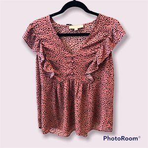 Loft Babydoll Blouse: Size M